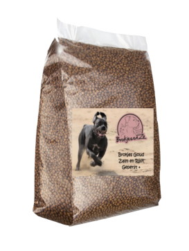 Goud zal en rijst geperst plus 0